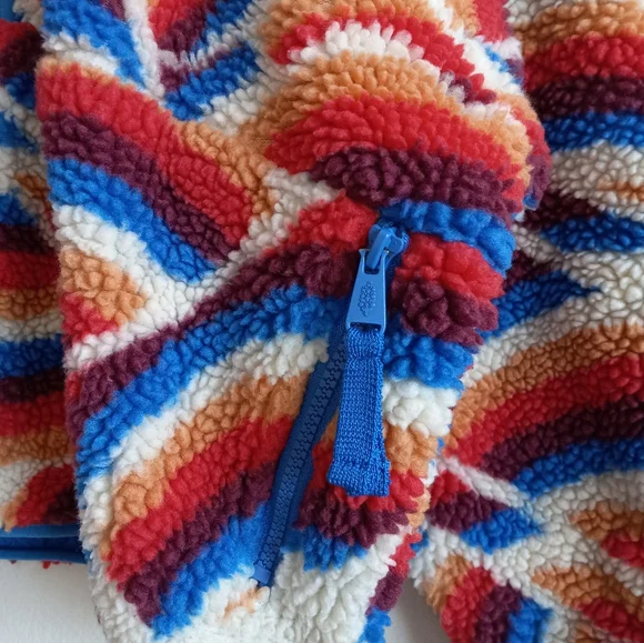 Free People Movement Hit The Slopes Printed Fleece Pullover Jacket S - Picture 4 of 14